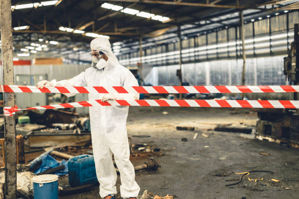 Professional Drug Lab Cleanup technician working in Byron, CA